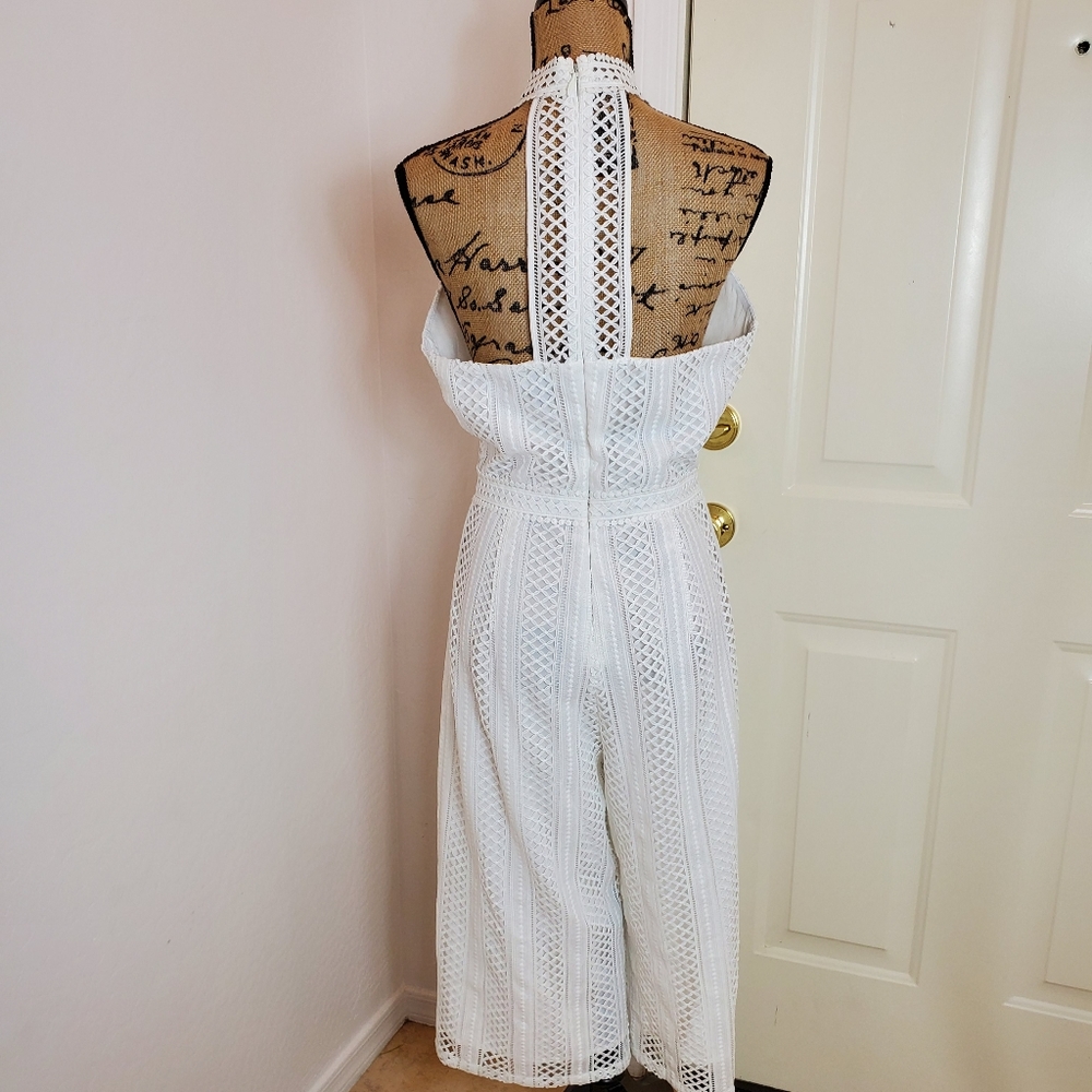 Chelsea28 white Lace Jumpsuit - Picture 3 of 5